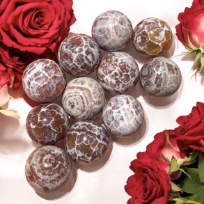 Slangeskinds agat kugle 20mm