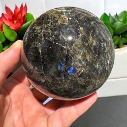 Labradorit kugle 90mm