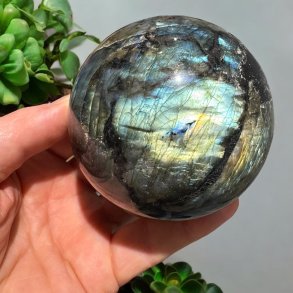 Labradorit kugle 82mm