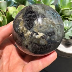 Labradorit kugle 82mm
