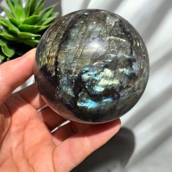 Labradorit kugle 82mm