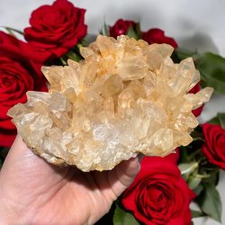 Golden healer / limonit klynge