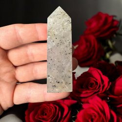 Kvarts trn med goetit 80mm