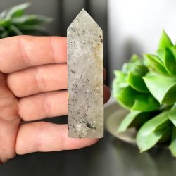 Kvarts trn med goetit 80mm