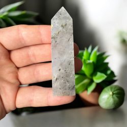 Kvarts t�rn med goetit 79mm