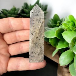 Kvarts t�rn med goetit 86mm