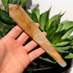 Golden healer stav med holder