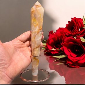 Golden healer stav med holder