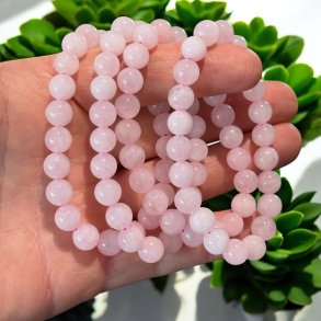 Rosenkvarts armbnd 8mm