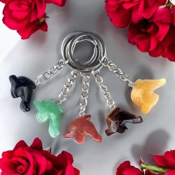 Delfin krystal ngleringe