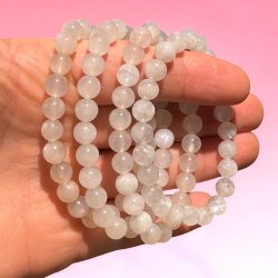 Regnbue m�nesten armb�nd 8mm