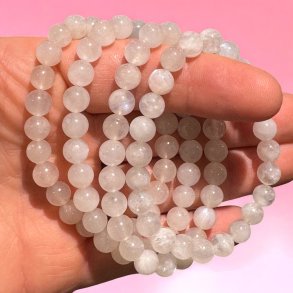 Regnbue mnesten armbnd 7,5mm