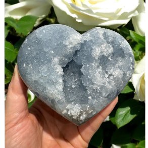 Celestit klynge hjerte