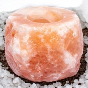 Krystal salt fyrfadsstage rd