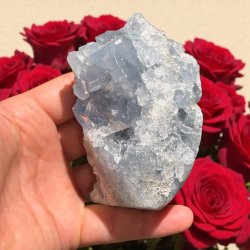 Celestit freeform klynge