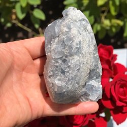 Celestit freeform klynge