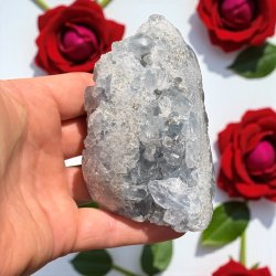 Celestit freeform klynge