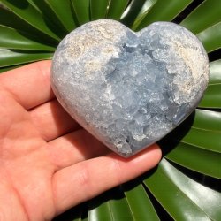 Celestit klynge hjerte