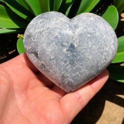 Celestit klynge hjerte