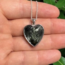 Serafinit hjerte vedhng