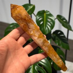 Golden healer stav med holder