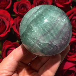 Fluorit kugle 73mm