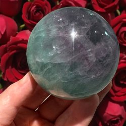 Fluorit kugle 73mm