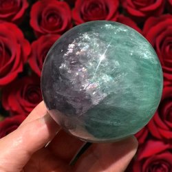 Fluorit kugle 73mm
