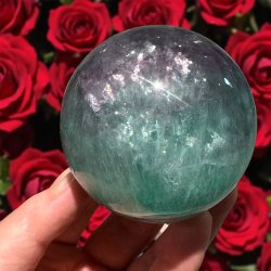 Fluorit kugle 73mm