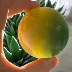 Mango fluorit kugle 64mm