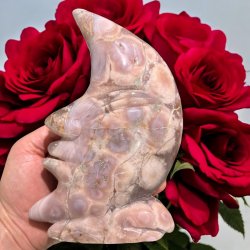 Pink flower agat mne