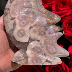 Pink flower agat mne