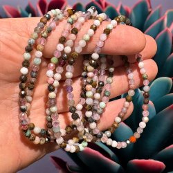 Mix krystal armbnd diamant slebet