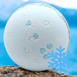 Badebombe med blbrduft
