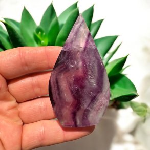 Regnbue fluorit freeform