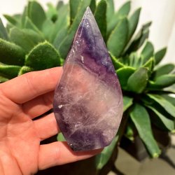 Regnbue fluorit freeform