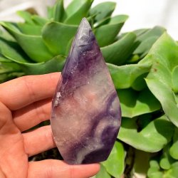 Regnbue fluorit freeform