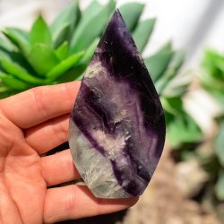 Regnbue fluorit freeform