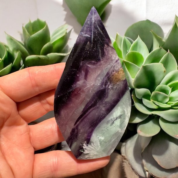 Regnbue fluorit freeform