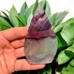 Regnbue fluorit freeform