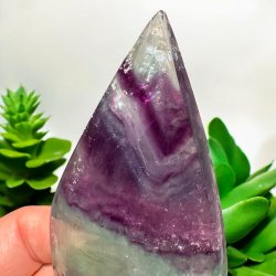 Regnbue fluorit freeform