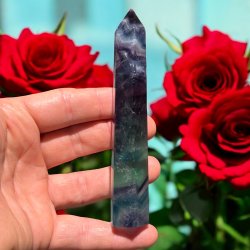 Regnbue fluorit trn 126 mm