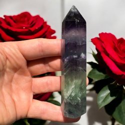 Regnbue fluorit t�rn 117 mm