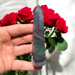 Regnbue fluorit t�rn 122 mm