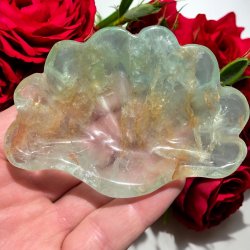 Fluorit skl m. golden healer musling