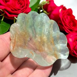 Fluorit skl m. golden healer musling