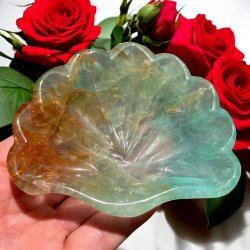 Fluorit skl m. golden healer musling