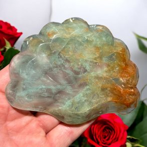 Fluorit skl m. golden healer musling