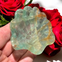 Fluorit skl m. golden healer musling
