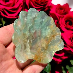 Fluorit skl m. golden healer musling